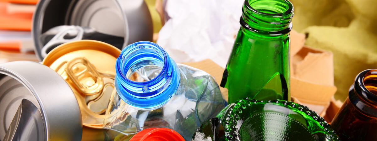 single stream recycling bin