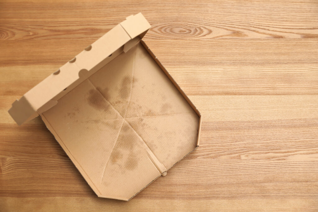 pizza box empty